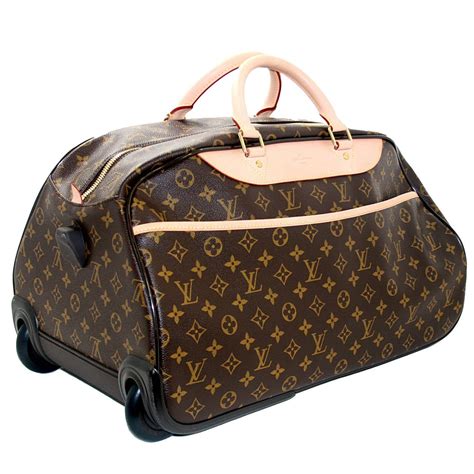 louis vuitton rolling duffle bag.